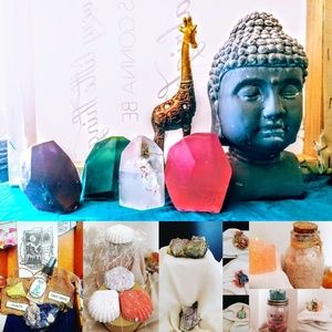 Crystal soap bars and sugar scrubs